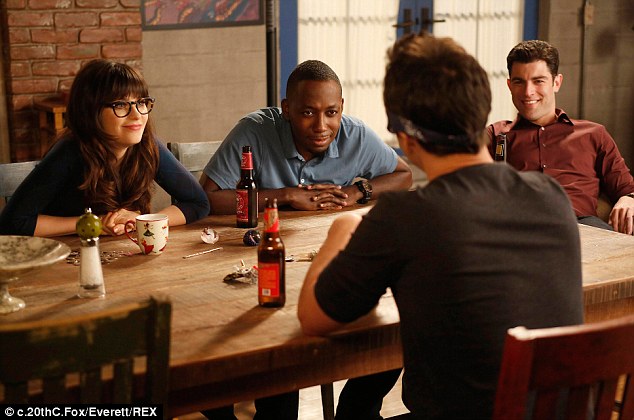 'New Girl': The plaintiffs want an injunction to stop further filming and distribution of 'New Girl', which stars actress Zooey Deschanel (left)