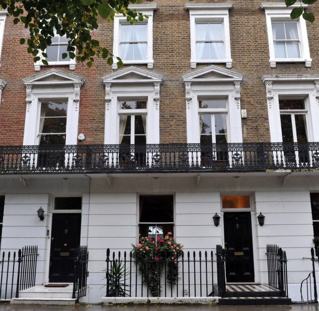 Royal spot: No4 Royal Avenue, off the King's Road, is a five-bedroom property on the market for £5.85million