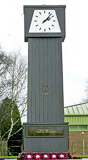 Landmark: The SAS clock tower in Hereford the regiment's home town