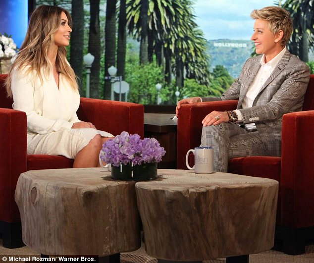 Where's my invite?: Ellen tried to get the wedding date out of the reality star by pretending she'd forgotten it