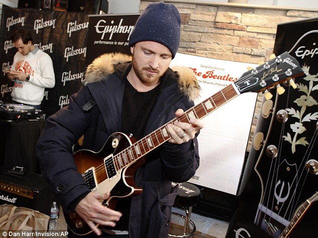 Getting it just right: The Breaking Bad star prolonged a note with the aid of a whammy bar