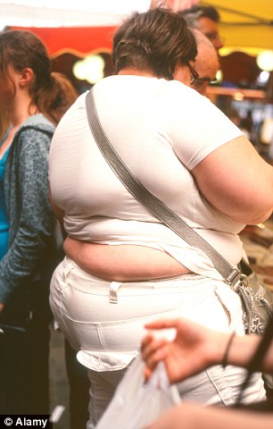 Worrying: A report released last week suggested half of the British population would be obese by 2050