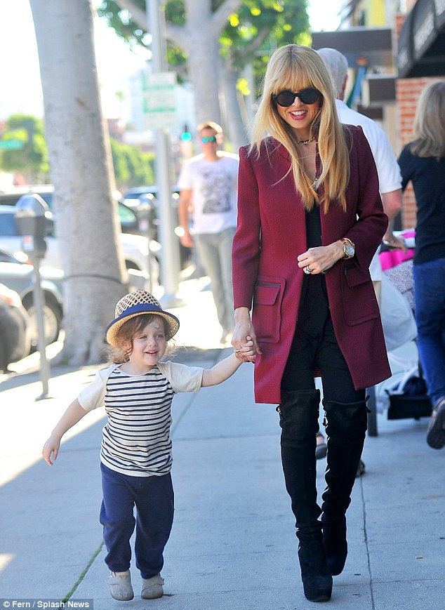 Fro-yo in WeHo! Rachel Zoe beat the 85-degree heat by escorting her first-born Skyler to Yogurt Stop in West Hollywood Friday