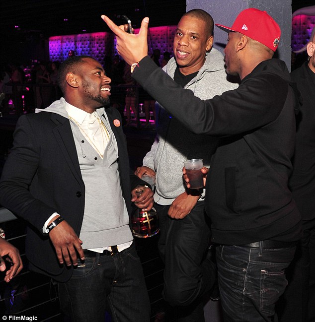 Holding court: Jay Z enjoyed himself at Echostage after his Washington, DC concert