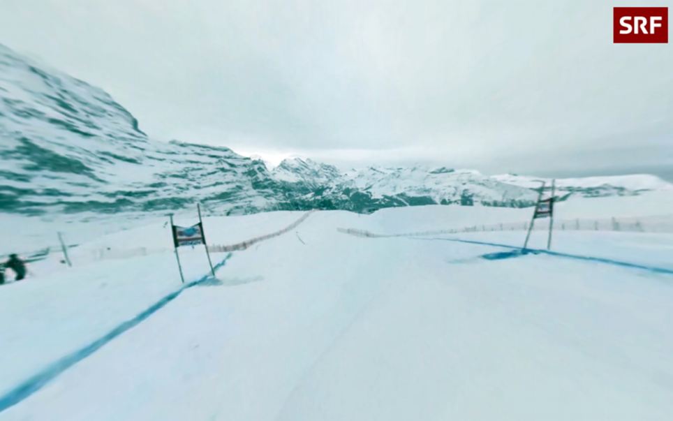 Bruno Krenen has captured the longest professional ski run in the world using a specially adapted camera on his helmet allowing it to be viewed from every angle