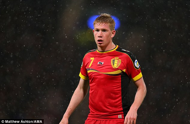 World Cup ambitions: De Bruyne believes regular first team football at Wolfsburg will enhance his chances of selection for Belgium's World Cup squad