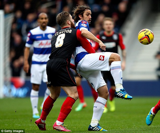 Keep your friends close: Adam Clayton gets to grips with Niko Kranjcar