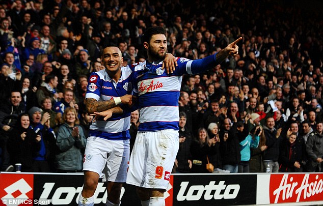 Make mine a double: Charlie Austin (right) hit two to bring his tally to 14 for the season