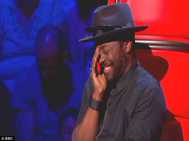 The real winner on this week's episode of The Voice - Will.i.am - laughs his socks off