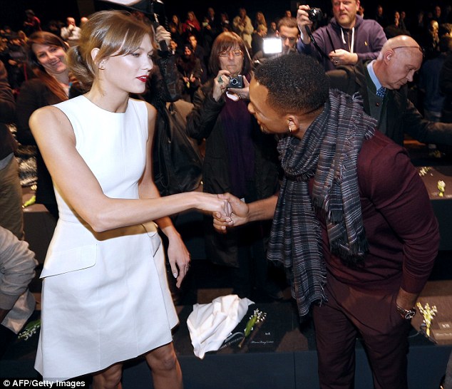 It's an honour! The 45-year-old actor looked incredibly pleased to meet the 21-year-old as they shook hands