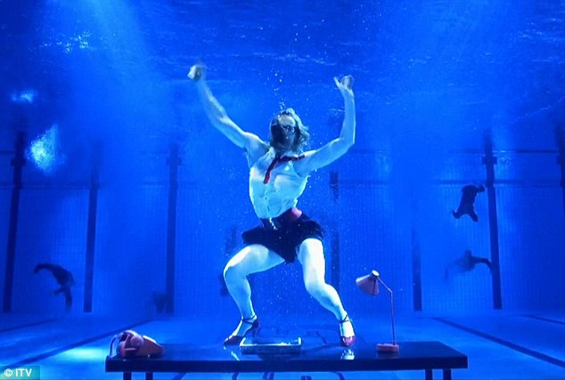 Performance: There were several high-octane performances from diving and swimming professionals through the show