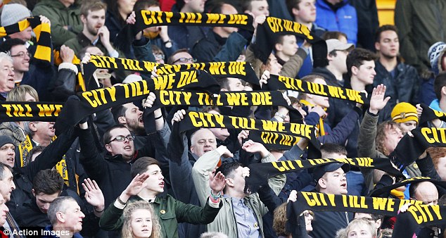 No thanks: Hull fans have protested against the planned name change by the club's owner