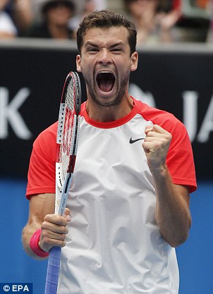 Grigor Dimitrov of Bulgaria