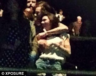 So happy together: Kendall Jenner with Harry Styles on Friday