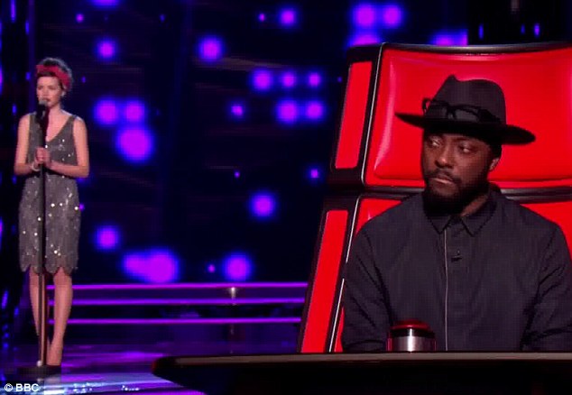 Not giving anything away: Will.i.am did not let the other judges know that he really liked the performance by Sophie