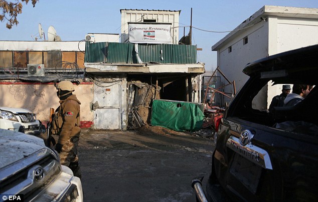 Scene: More than 20 people died when explosives were detonated at the gate of the popular La Taverna du Liban restaurant, a Lebanese eatery popular with tourists