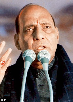 'The Congress has launched a
campaign against Shri Narendra
Modi based on lies and
misinformation,' said Rajnath Singh