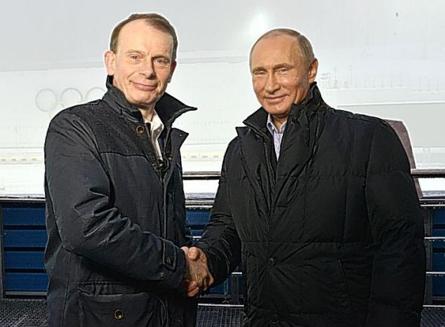 Resemblance: Andrew Marr was once mistaken for Russian President Vladimir Putin by guards at the Kremlin