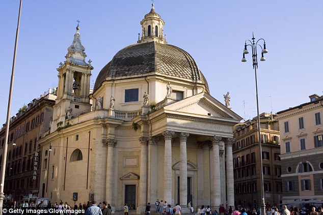 The priest had an engineer fix the £40 device inside the Santa Maria di Montesanto church in Naples, Italy