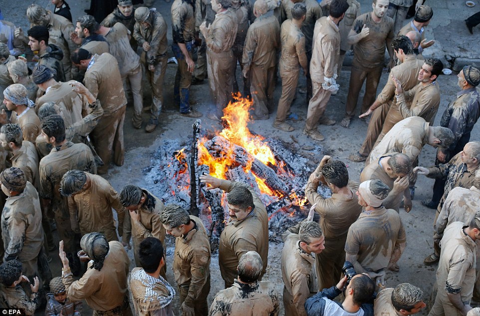 Ashura is the peak of ten days of mourning when Shi'ite Muslims mourn the killing of Imam Hussein whose shrine is in Karbala, southern Iraq