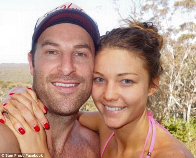 Happy: Sam found love with Sasha Mielczarek on The Bachelorette 