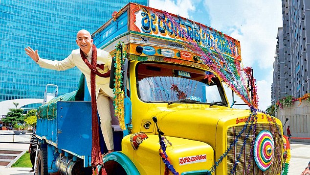 Amazon CEO Jeff Bezos. The company's Indian business has quadrupled in the last year