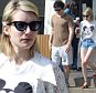 Exclusive... 51999291 'Scream Queens' star Emma Roberts stops at the Coffee Bean in West Hollywood with her boyfriend Evan Peters, on March 18, 2016. FameFlynet, Inc - Beverly Hills, CA, USA - +1 (310) 505-9876