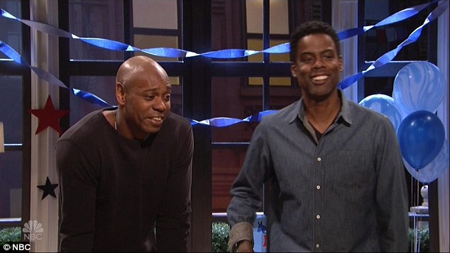 Chappelle teamed up with fellow comedian Chris Rock for the opening skit of the night on SNL