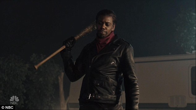 Chappelle poked fun at the Walking Dead in another skit, dressing up as the show's villain and attacking old characters from the Chappelle Show