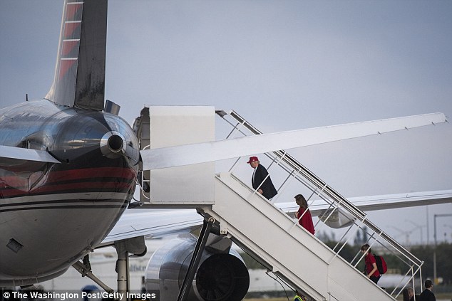 Lois Pope told the Washington Post that she showed a photo to young Barron Trump (right) when he was on Thanksgiving break at Trump's Mar-a-Lago resort in West Palm Beach 