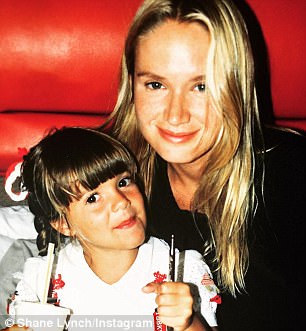 Throwback: Kelly was seen in this vintage shot her daughter Shane uploaded to her social media