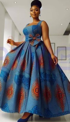 African Long Dress, Long Dress African, African Traditional Wear, African Attire Dresses, Mode Glamour, African Fabric Dress, Long African Dresses, African Print Dress Ankara, Best African Dresses