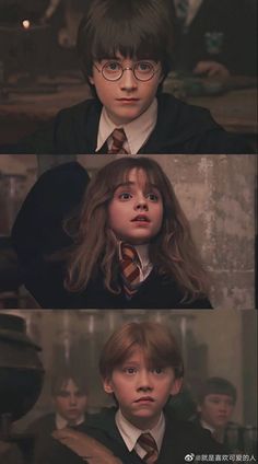 harry potter and hermione's hogwarts are in the same scene