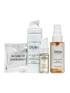 Don't forget to pack these essentials for your trip home for the holidays. Travel Hacks Airplane, Ouai Haircare, Carry On Essentials, Wave Spray, Flight Essentials, Makeup Skincare, Dry Shampoo, Beauty Essentials, Holiday Travel