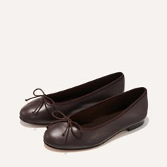 The Demi - Espresso Nappa Margaux Ballet Flats, 2024 Colour Trends, Most Comfortable Ballet Flats, Ralph Lauren Girl, Loafers And Socks, Dolly Shoes, Monday December, Patent Leather Ballet Flats, Colour Trends