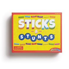 Sticks & Stunts- Stunts & Trivia Board Game Trivia Board, Trivia Board Games, Playing Board Games, Educational Board Games, Life Skills Lessons, Game Stick, Play Your Cards Right, Team Building Games, Bingo Board