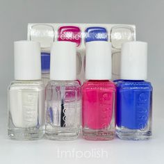 ⭐️Brand New • Mini Size • Authentic⭐️ 1 Essie Nail Polish Neon Collection Mini Set containing the colors - Blanc Good to Go Top Coat Chills & Thrills Too TabooNail polish ships with USPS Hazmat label which is limited to ground shipping. Please understand that there will be delays in transit as it cannot be shipped air.  Photos are taken in a light box to best represent the shade being sold. Nail polish can appear different on different screens. Nail polish companies have different batches, so color matching is impossible when buying online. Please understand that I cannot guarantee an exact color match to your previously purchased color. Neon Nail Polish, Boo Basket, Nail Polish Set, Essie Nail Polish, Nail Polish Sets, Essie Nail, Beauty Nail, Top Coat, Essie