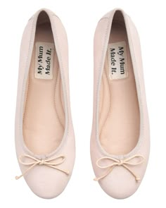 Ballet Flats - Ballet Pink - MY MUM MADE IT Pink Ballerina Flats, Flat Ballerina Shoes Outfit, Pink Ballet Flats Outfit, Ballet Flats Aesthetic, Pink Ballerina Shoes, Ballet Flats Pink, Pink Ballet Shoes, My Mum Made It, Pink Ballet Flats