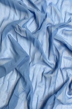 Heritage Blue Silk Heavy Crinkled Chiffon HCD-030 Fabric is 100% silk fabric with a pronounced crinkled texture. The word "chiffon" is French in origin and means "cloth". Our Silk Crinkled Chiffon comes in a wide range of colors, and it is utilized for bridal, eveningwear, overlays, lingerie, pants, blouses. Purchase Heritage Blue Silk Heavy Crinkled Chiffon HCD-030 Fabric by the Yard at NY Designer Fabrics. The fabric measures 54 inches in width. Wrinkled Fabric, Blue Silk, Fabric By The Yard, Silk Fabric, Fabric Design, Chiffon, Blouses, Display Homes, Yard