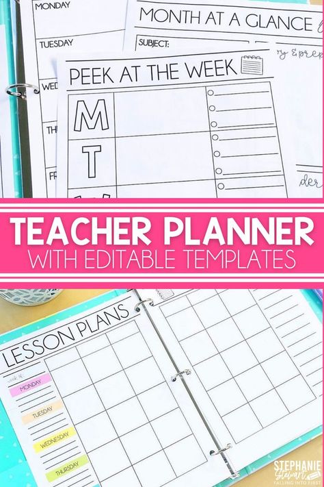 Organisation, Preschool Planner Lesson Planning, Free Preschool Lesson Plan Template, Free Teacher Planner Template, Free Printable Teacher Planner Templates, Editable Planner Templates Free, Teacher Templates Free, Teacher Planner Printables Free, Diy Teacher Planner