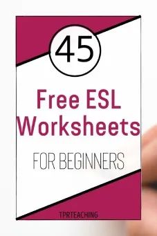 Best ESL Worksheets for Beginners (+50 Free Resources) | TPR Teaching Teaching English As A Second Language Lesson Plans, Esl Curriculum For Adults, How To Teach Adults English, Esl For Adults Lesson Plans, Free Esl Lesson Plans, Online Esl Teaching, English For Adults Beginners, Esl Worksheets For Adults, Business English Lesson Plans