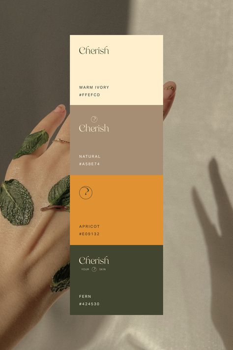 Color For Branding, Natural Branding Design Color Palettes, Skincare Colour Palette, Premium Color Palette Branding, Brand Color Ideas, Premium Colour Palette, Wellness Brand Color Palette, Natural Color Palettes, Pallet Color Ideas