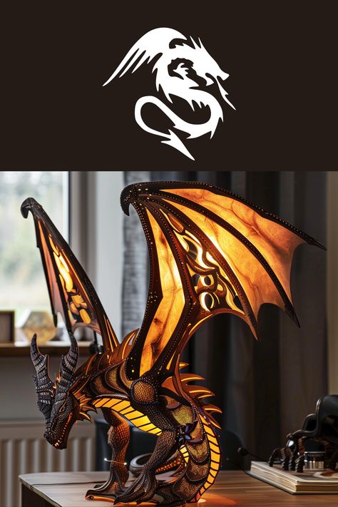 Light up your space with the mythical charm of dragon lamps! 🐲✨ Explore our collection and bring a touch of fantasy to your home decor. #DragonLamps #HomeLighting #FantasyDecor #InteriorDesign #IlluminateYourSpace Dragon Bedroom Ideas, Fantasy Lamp, Dragon Bedroom, Dragon Room, Dragon Lantern, Dragon Lamp, Fantasy Home Decor, Dnd Room, Dragon Ornament