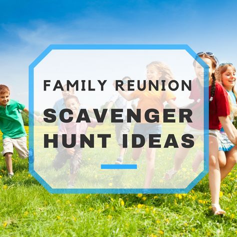 Scavenger hunts are a great time, and can be used as an icebreaker during a family reunion event.  Family reunion scavenger hunts can be traditional, where you have to find “things” on a list, or as a way to get you to talk to others by collecting signatures of those whom items in the scavenger … Family Reunion Get To Know You Games, Family Reunion Scavenger Hunt Ideas, Family Reunion Scavenger Hunt, Family Reunion Bags, Family Scavenger Hunt, Reunion Activities, Family Reunion Keepsakes, Family Reunion Activities, Scavenger Hunt Ideas