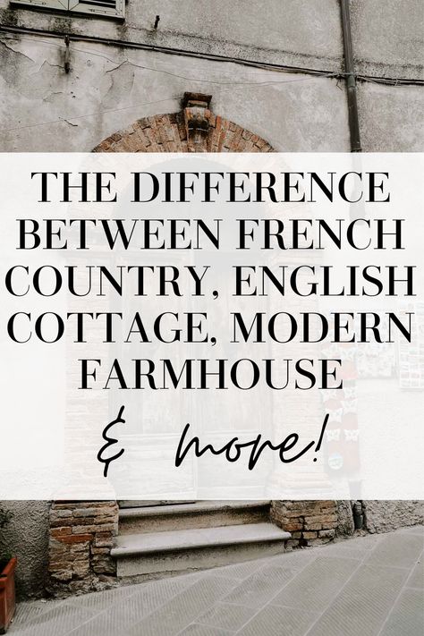 Cottage Inspired Homes Exterior, French Country Cottage Interior Design, Farmhouse Vs Cottage, Modern European Farmhouse Interior, English Exterior Design, The English Home, French English Interior Design, Provence Style House, English Farmhouse Style