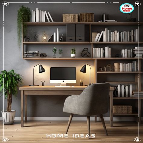 Innovative home office setups that help you stay organized, focused, and inspired every day while working remotely   ideas with a futon  Home office ideas with a sofa  Home office ideas with a coffee table  Home office ideas with a side table  Home office ideas with a floor lamp  Home office ideas with a desk lamp  Home office ideas with a table lamp  Home office ideas with a pendant light  Home office ideas with a chandelier  Home office ideas with track lighting  Home office ideas Wallpaper Home Office, Bookshelves Office, Background Plants, Office Bookshelves, Study Room Design, Virtual Background, Google Meet, Professional Office, Home Office Ideas