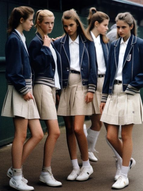 preppy style Preppy 1950s Fashion, American Preppy Style Women, Preppy School Outfits Uniform, Vintage Preppy Aesthetic, Old Preppy, Modern Preppy Style, Fashion Dream Job, Preppy Women, School Uniform Outfits