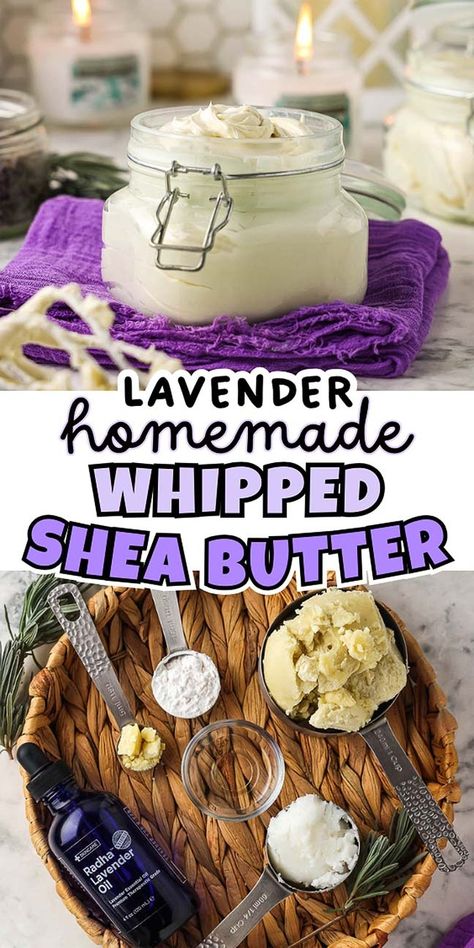 Making your own homemade body butter recipe is a fun project and you will also know exactly what's going into the mix, as many drugstore brands have chemicals and preservatives which can irritate the skin. Since this DIY body butter keeps for quite a while, you might even want to make a big batch of homemade whipped shea butter and give some as gifts! You can also use different essential oils to make different scents, so you can apply whichever happens to suit your mood! Whipped Body Butter Recipe Homemade, Easy Body Butter Recipes 3 Ingredients, Shea Butter Lotion Recipe Diy, Shea Butter Body Butter Recipe, Homemade Whipped Body Butter Recipes, How To Make Homemade Body Butter, Diy Body Butter Recipes Whipped, Shea Butter Packaging, How To Make Body Butter