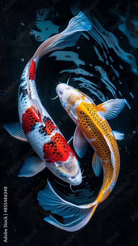 Coy Fish Reference Photo, Koi Fish Images, Koi Fish Reference Photo, Real Koi Fish, Butterfly Koi Fish Photography, Koi Fish Real, Koi Fish Pictures, Koi Fish Photography, Yellow Koi Fish