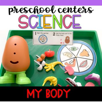 Pocket Of Preschool All About Me, Pandas, Science Preschool Lesson Plan, Preschool Sensory Crafts, Centers Ideas For Preschool, My Body Prek Activities, Two Year Old School Activities, Prek Science Center Setup, Body Activities Preschool